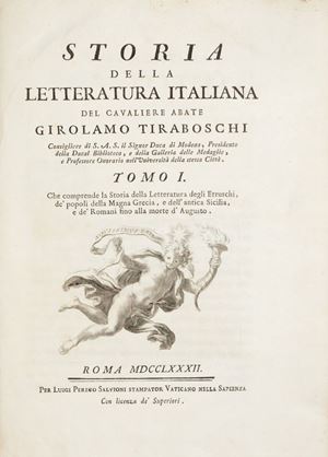 Storia della letteratura italiana