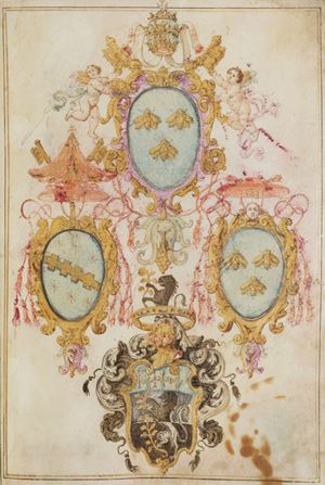 Concessione da parte di Papa Urbano VIII del feudo del Castello di Pozzo nel Montefeltro, nella diocesi di Sarsina, ai conti della Massa Giovanni ed Angelo Zani col titolo di Conti di Pozzo nel 1627.   Investitura feudo Castello di Pozzo