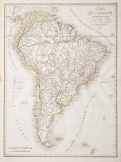 Atlas Pour Servir a L'intelligence De L'histoire Generale Des Voyages, De Laharpe