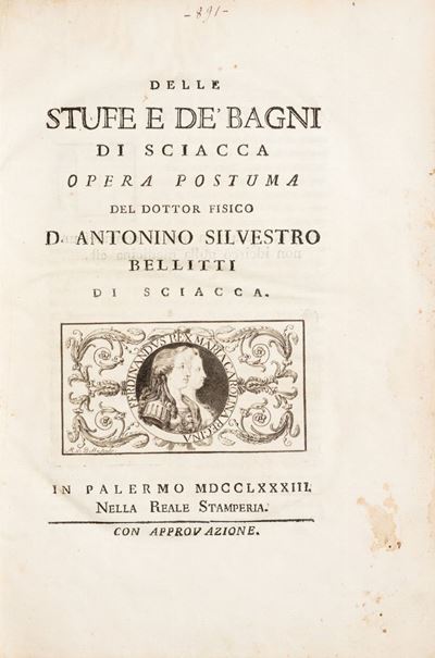 Delle Stufe e De' Bagni di Sciacca Opera Postuma