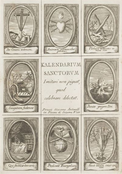 Kalendarium Sanctorum. Imitari Non Pigeat, Quod Celebrare Delectat