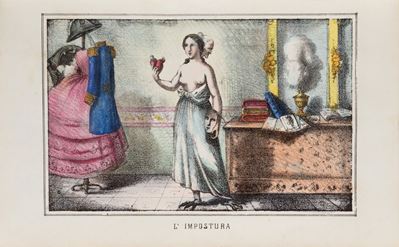 L'impostura: Bozzetto di un Grande Quadro