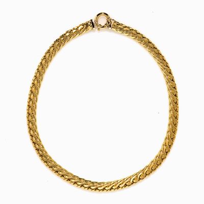 Collana in Oro Catena a Maglia Piatta in