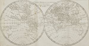 Si tratta del solo atlante da allegare all'opera di Guillaume-Thomas Raynal "Histoire philosophique et politique des Etablissements et du Commerce des Européens dans les Deux Indes". Atlas de Toutes les parties connues du globe terrestre, dressé pour l'Histoire philosophique et politique des etablissemens et du commerce des Européens dans les Deux Indes