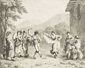 Il primo grande libro stampato interamente da Charles Hullmandel (il suo precedente "Twenty-four views of Italy" [1818] include una serie di tavole stampate da Moser & Harris). Colas 2382.


 Roman Costumes; Drawn from nature by Pinelli and C. Hullmandel