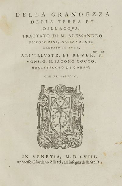 Della Grandezza della Terra Et Dell'acqua