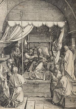 La morte della Vergine, dalla Vita della Vergine