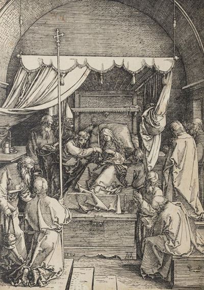La Morte della Vergine, dalla Vita della Vergine