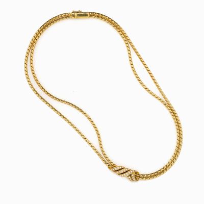 Collana in Oro e Diamanti in Oro Giallo