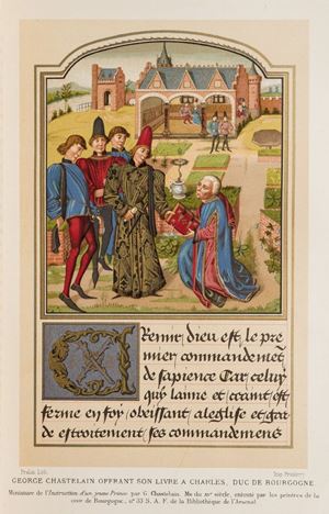 Le Moyen Âge et la Renaissance, histoire et description des moeurs et usages, du commerce et de l'industrie, vie militaire et religieuse, des sciences, des arts, des littératures et des beaux-arts en Europe, institutions, usage et costumes