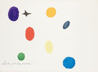 > . 7 Chansons Et 3 Chansons Pour Hyacinthe Avec 8 Dessins En Couleur Par Joan Mirò