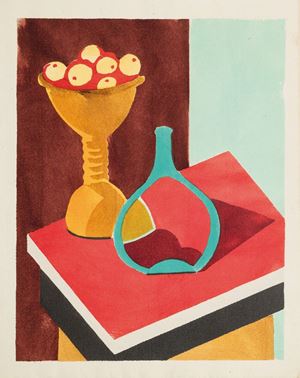 Il solo numero pubblicato della rivista di lusso Aujourd'hui,  tirata in complessivi 425 esemplari, il nostro è il n. 176 di 400 tirati su papier torchon. Grandi nomi concorsero alla realizzazione di questo numero: per la letteratura, testi d'Aragon, Breton, Cocteau, M. Jacob, Radiguet, Reverdy, Soupault, ecc., per la pittura, disegni di de Derain, Dufy, Lhote, Picasso, Matisse, Van Dongen e un pochoir a colori di de Kisling raramente conservato, per la musica d'Auric e Durey.  Aujourd'hui. Revue des valeurs nouvelles paraissant quatre fois l'an