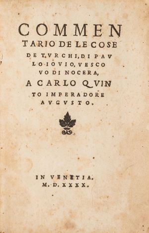 Nel Cinquecento gli europei guardavano all’Impero ottomano con un misto di paura, ammirazione e curiosità, e lo storico sembra condividere questi sentimenti contrastanti. Nel suo Commentario da una parte auspica fortemente la crociata, dall’altra, nel descrivere le imprese dell’Impero ottomano, usa un tono alieno dall’aggressività della precedente letteratura antiturca, lasciando trapelare spesso la sua ammirazione per alcuni aspetti e personaggi della società ottomana. Per il tipografo cfr.: D.E. Rhodes, Silent Printers. Anonymous printing at Venice in the sixteenth century, p. 109. Commentario de le cose de Turchi