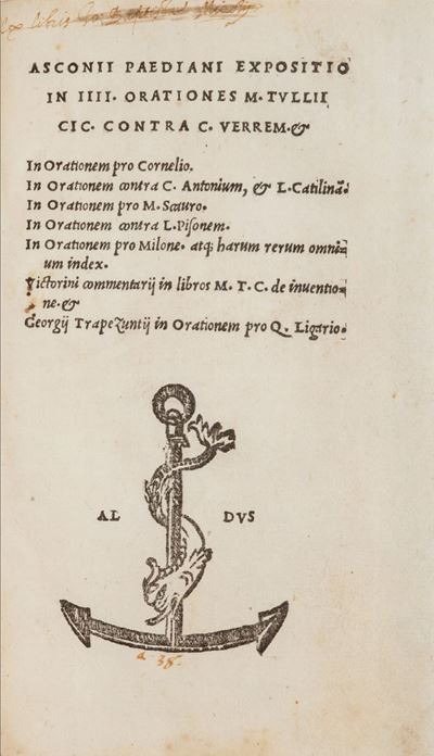 Expositio in Iiii Orationes M. Tullii Cic. Contra C. Verrem...