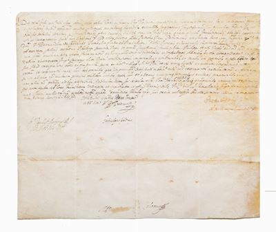 Pergamene del sec.XVII