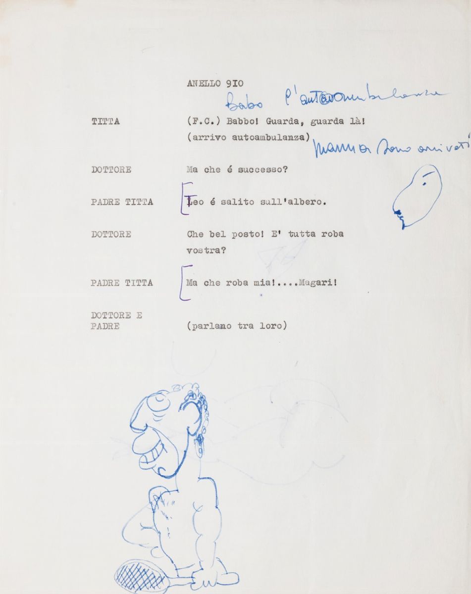 Fellini, Federico - Caricature