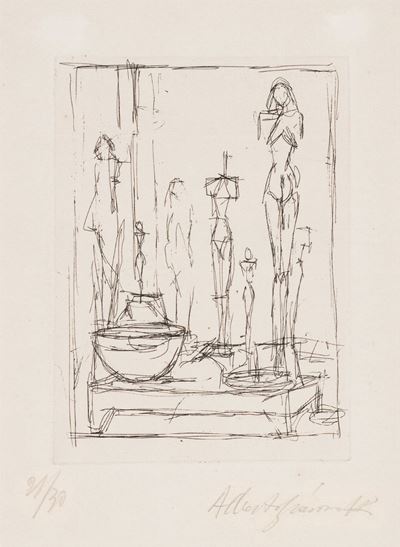 Personnage Dans L'atelier II, 1950