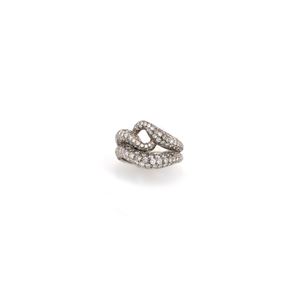  - ANELLO IN DIAMANTI
in oro bianco con som