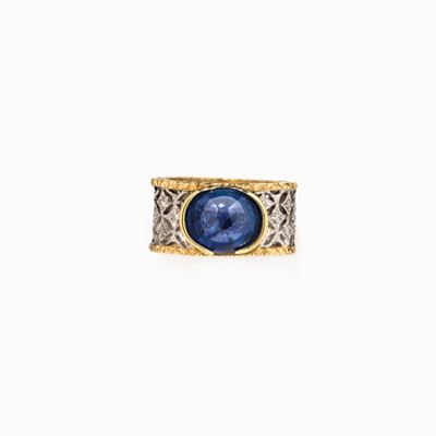 Anello in Zaffiro e Diamanti, Buccellati