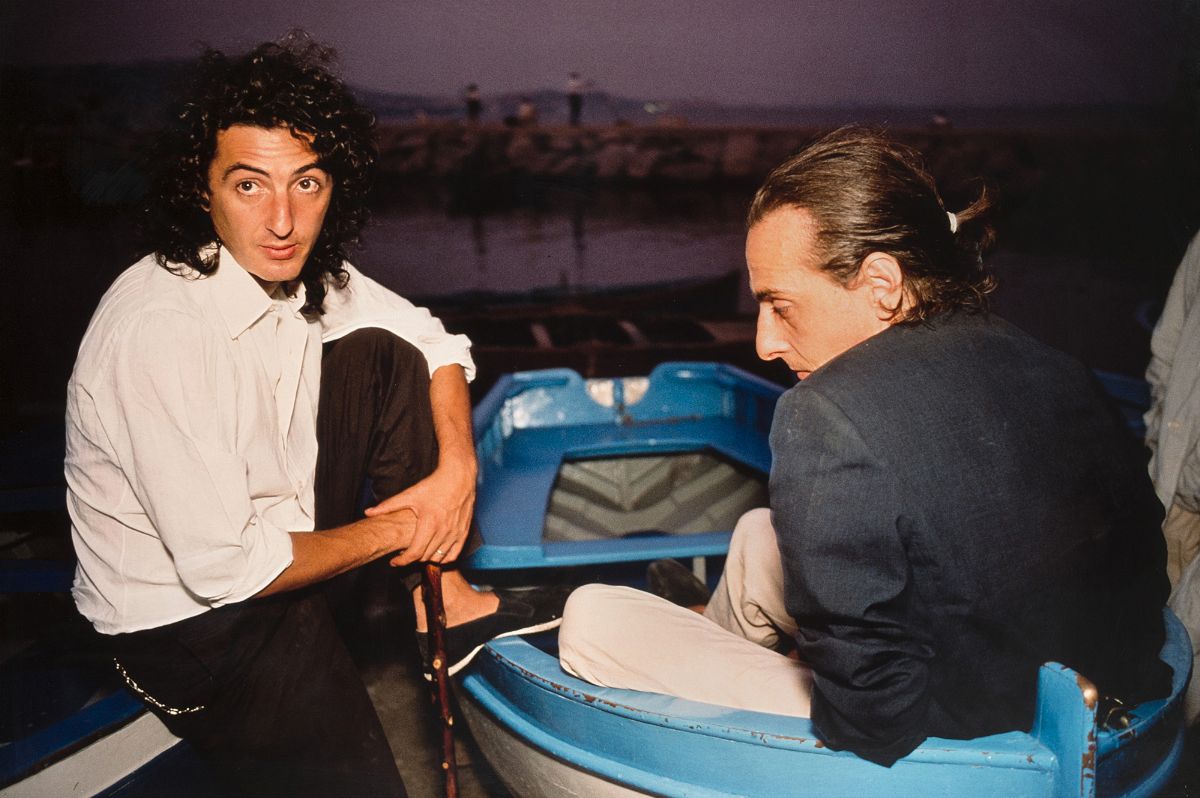 Nan Goldin - Daniele e Vittorio in the boat: Naples