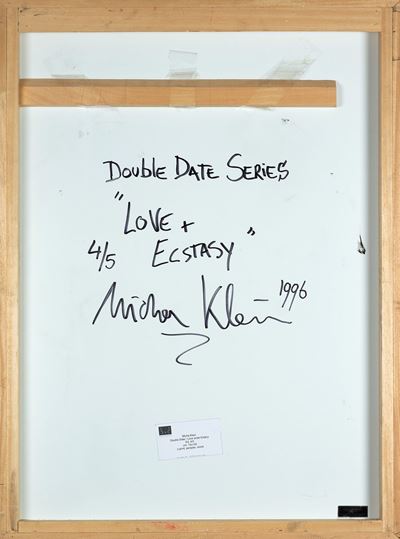 Double Date - Love + Ecstasy, C-print su perspex e legno