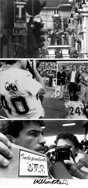 William Klein - Torino 90, 3 stampe ai sali d'argento