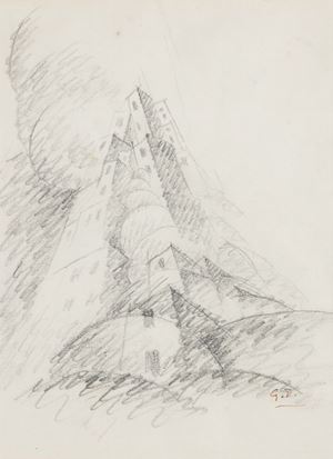 Studio per la citt&agrave; medievale