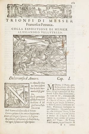 Il Petrarca con l'espositione di M. Alessandro Vellutello