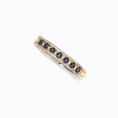 Bracciale in Oro, Zaffiri e Diamanti Rea