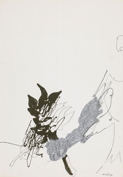 Studio per Half Dollar, 1967, tecnica mista su cartoncino