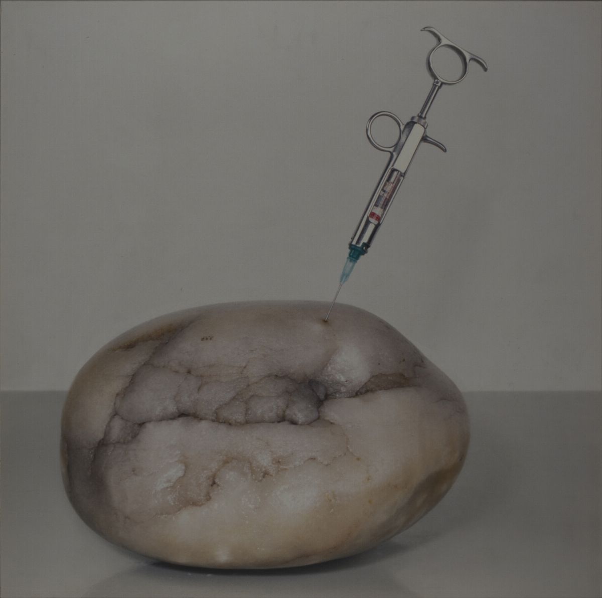 Robert Gligorov - La spada nella roccia (C-print, 2005)