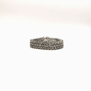 in oro bianco 18kt e diamanti