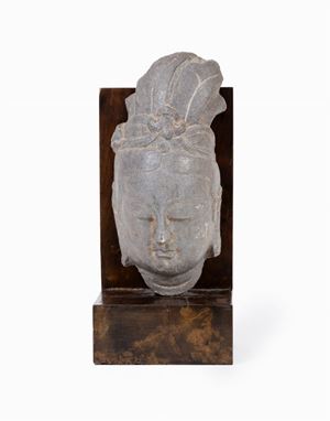 Oriental head in composite material