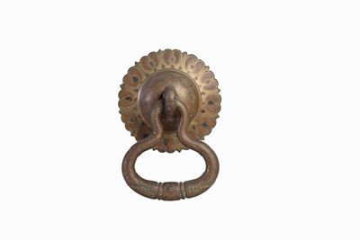 Maniglia orientale in bronzo, altezza 22 cm