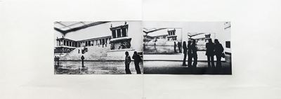 Suite n. 3 – Coppia di fotografie applicate su cartoncino, 1976