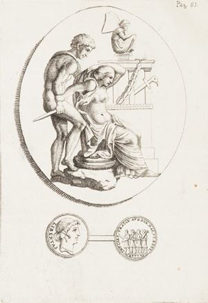 Lettera nella quale vengono espressi colle figure in rame