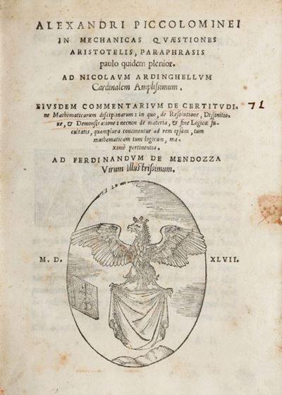 In Mechanicas Quaestiones Aristotelis, Paraphrasis Paulo Quidem Plenior