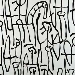 Senza titolo, 2007
tecnica mista e rilie