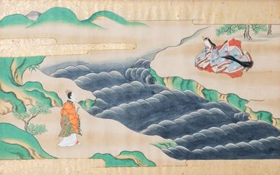 Paesaggi con le Divinità Orihime e Hikoboshi