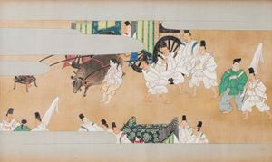 Scene di vita con nobiluomini