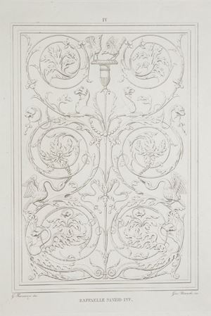 Ornati del coro della chiesa di S. Pietro dei Monaci Cassinesi di Perugia Intagliati in legno da Stefano da Bergamo sopra i disegni di Raffaelle Santi da Urbino