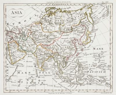 Nuovo Atlante di Geografia Universale in 52 Carte...
