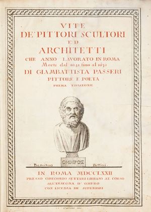 Vite de' pittori, scultori, ed architetti che anno lavorato in Roma morti dal 1641. fino al 1673