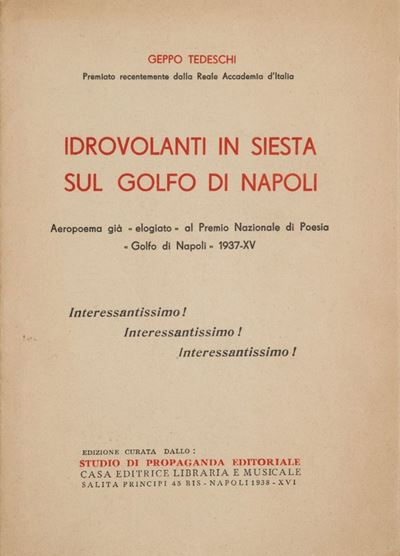 Idrovolanti in Siesta sul Golfo di Napoli