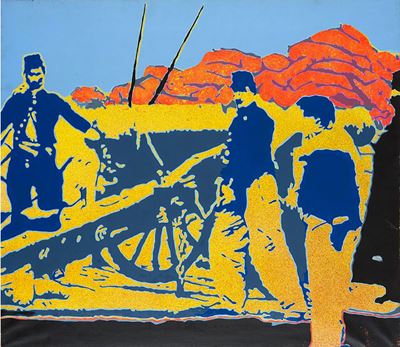 Ricordo 1°, 1971, acrilico su tela, cm 70 x 80