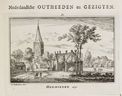 Collection Des Vues & Monuments Anciens Des Sept Provincies Unies. Kabinet Van Nederlandsche Outh...