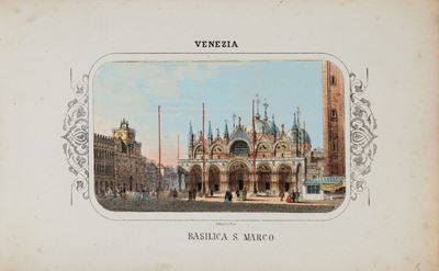 Giuseppe Kier, Venezia in miniatura - Pubblicazione litografica con 13 tavole colorate a mano