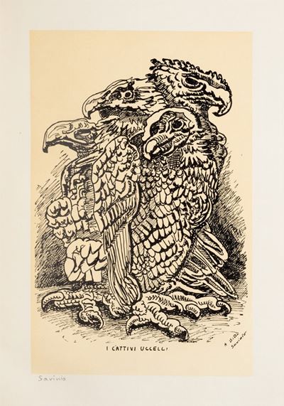 La Morte del Pettirossoo. Racconto con Disegni di Savinio