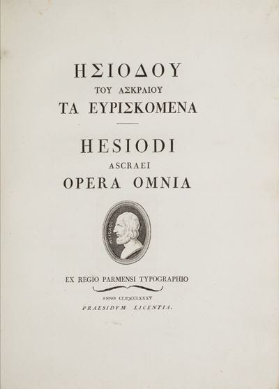 Hesiodi Opera Omnia Latinis Versibus Expressa Atque Illustrata a Bernardo Zamagna Ragusino, (a Se...