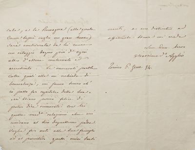Lettera Autografa Firmata